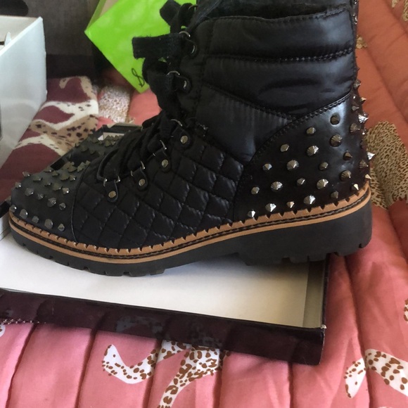 Sam Edelman spiked quilted winter boot - Picture 2 of 6